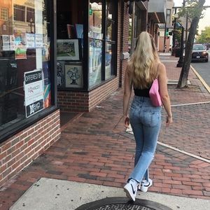 Urban distressed jeans